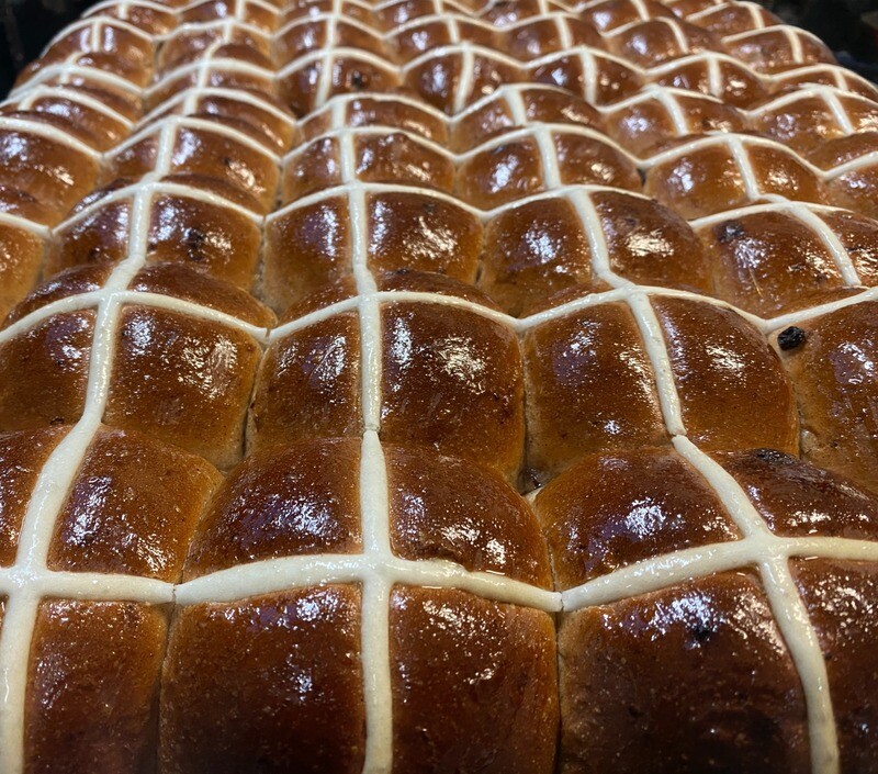 Traditional Hot Cross Bun