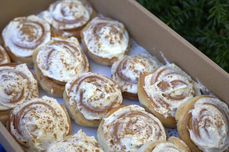 Mini Cinnamon Scroll Platter