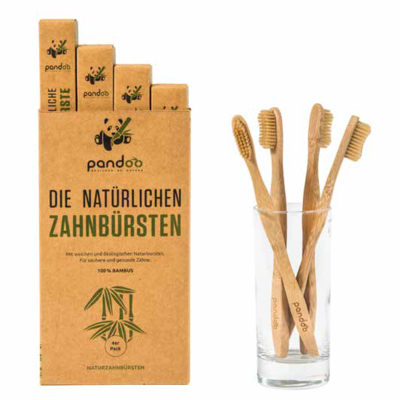 Pandoo Bambus Zahnbürste, 1 Stück