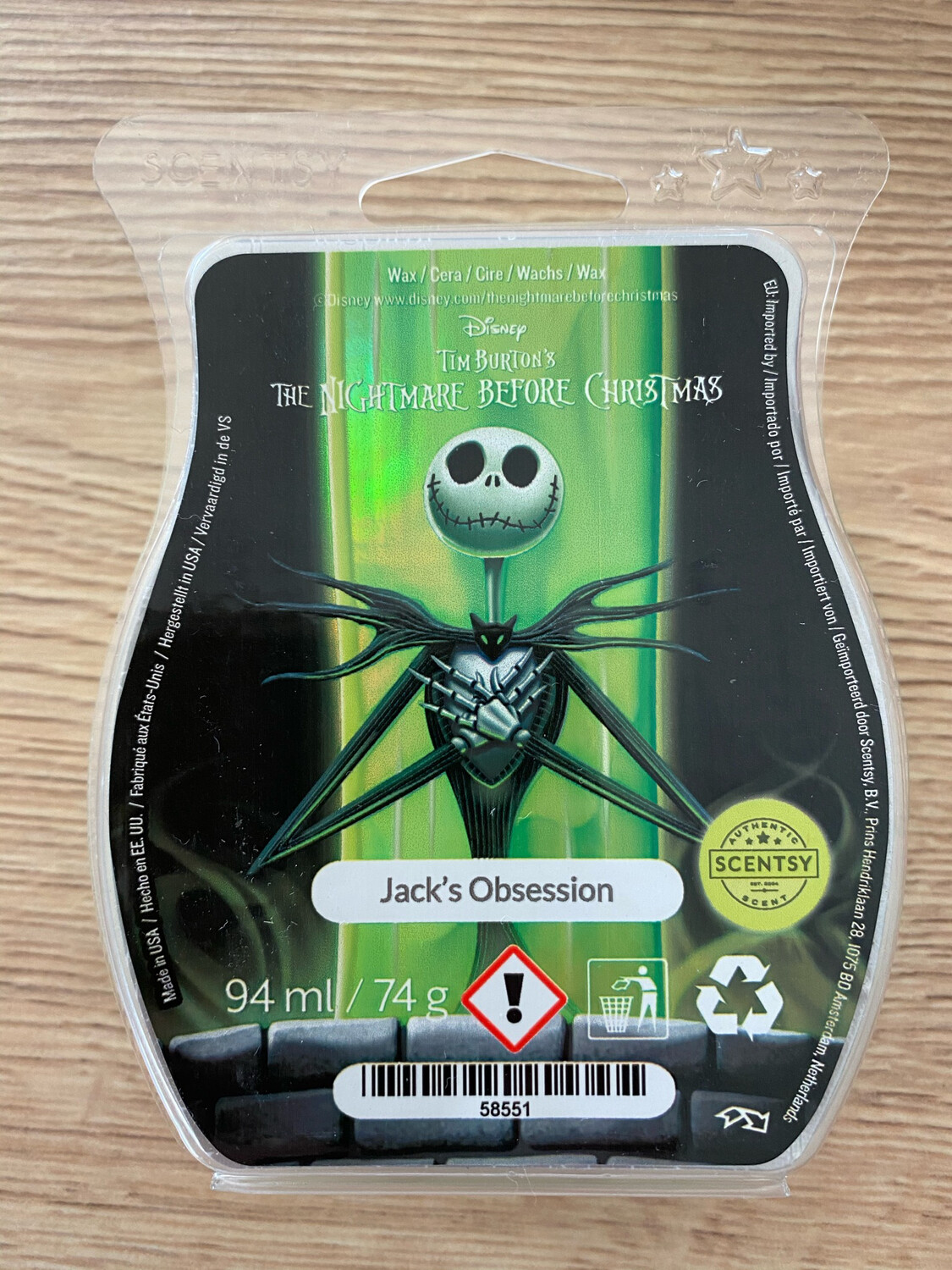 Scentsy Disney Bar The Nightmare Before Christmas : Jack‘s Obsession