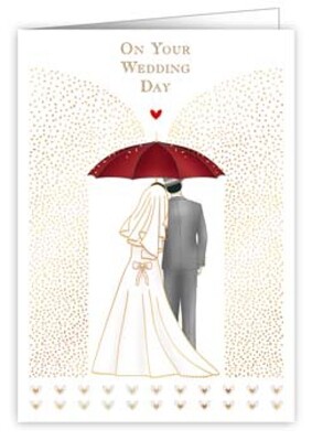 CARTE DE VŒUX "ON YOUR WEDDING DAY"