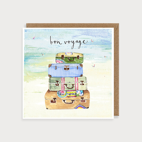 Carte De Vœux Bon Voyage