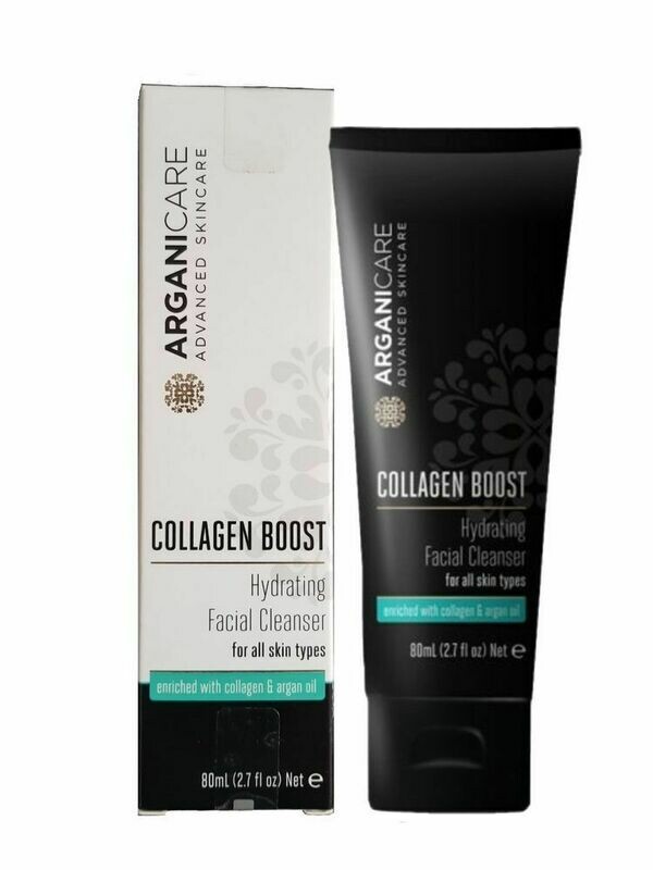 Arganicare Collagen boost Hydrating facial cleanser 80 ml