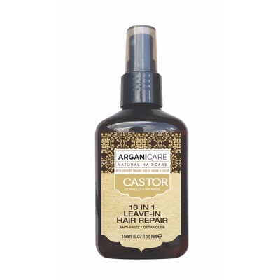 Arganicare Castor oil 10 in 1 leave in hair repair 150 ml
