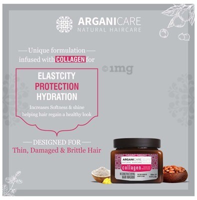 Arganicare Collagen Hair masque 500 ml for thin & damaged Hair