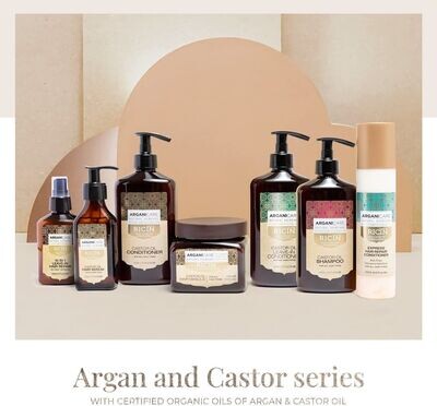 Arganicare Castor Oil Ritual hair Growth kit (7 pieces)