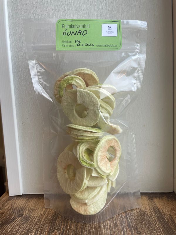 Külmkuivatatud õunad 30 g