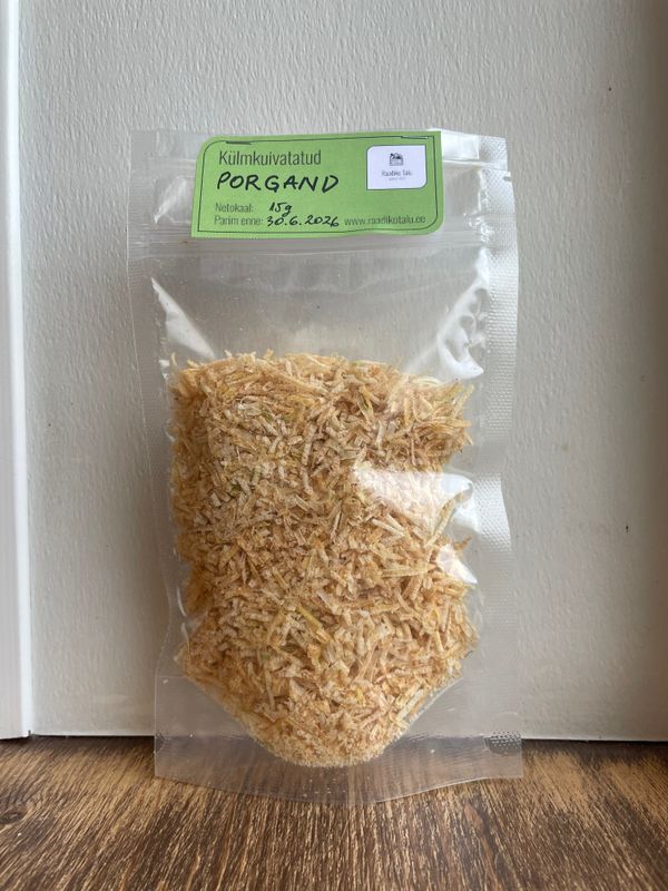 Külmkuivatatud porgand 15 g
