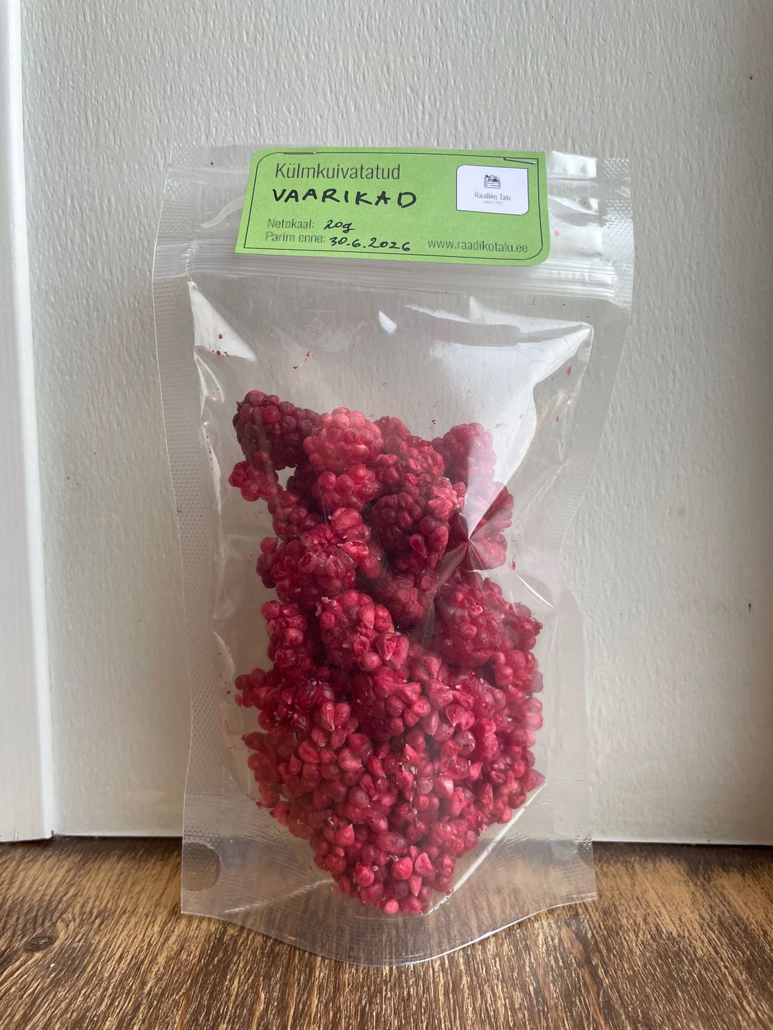 Külmkuivatatud vaarikad 20 g