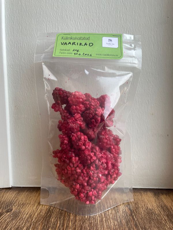 Külmkuivatatud vaarikad 20 g