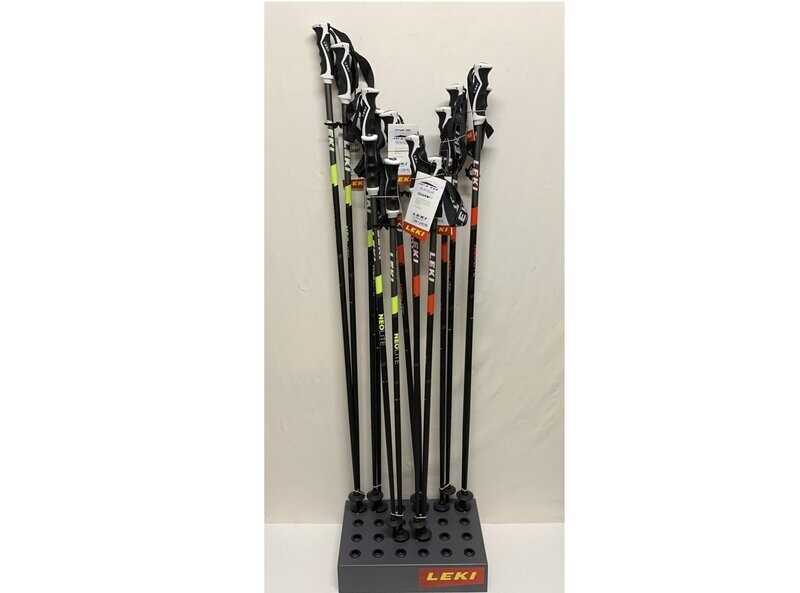 Leki "NEOLITE"  135 cm Farbkombinationen: schwarz/ gelb/ weiß und schwarz/ rot/ weiß