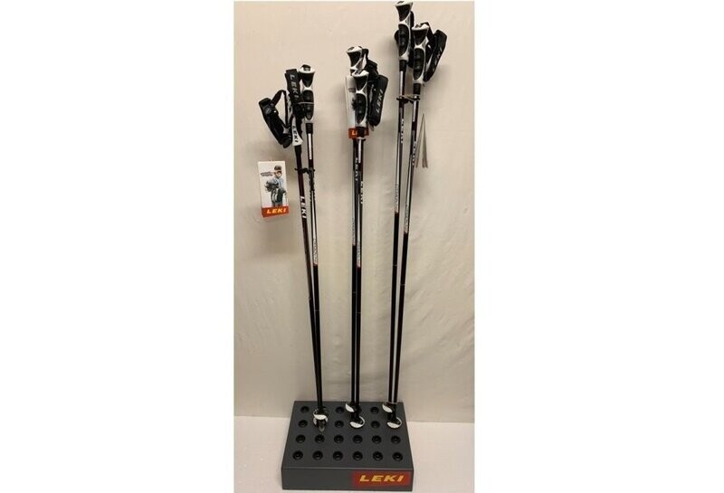 Leki "CARBON 14 S"  115 cm in schwarz/ weiß/ rot