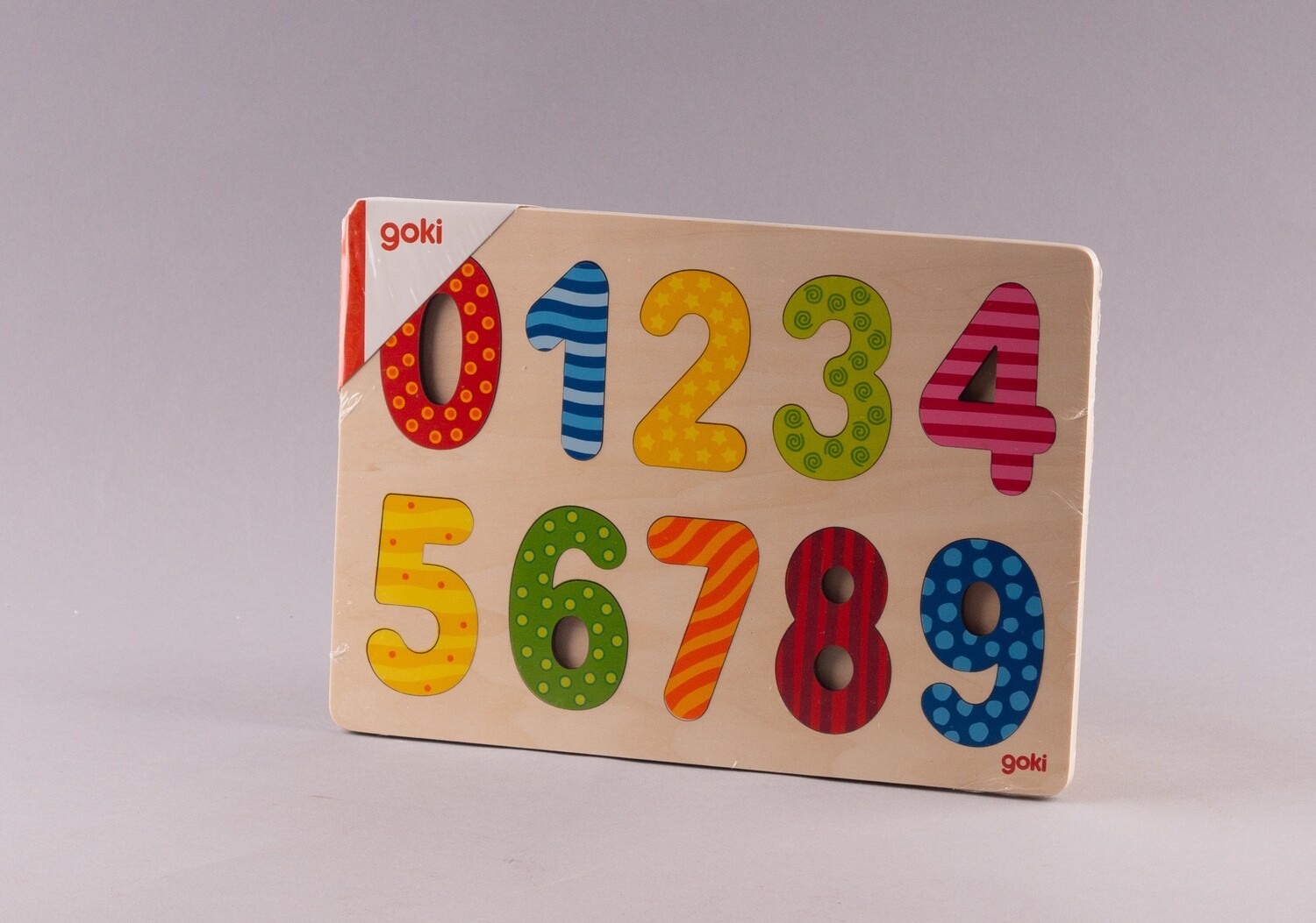 GOKI Holz-Lern-Puzzles, Motiv: Zahlen