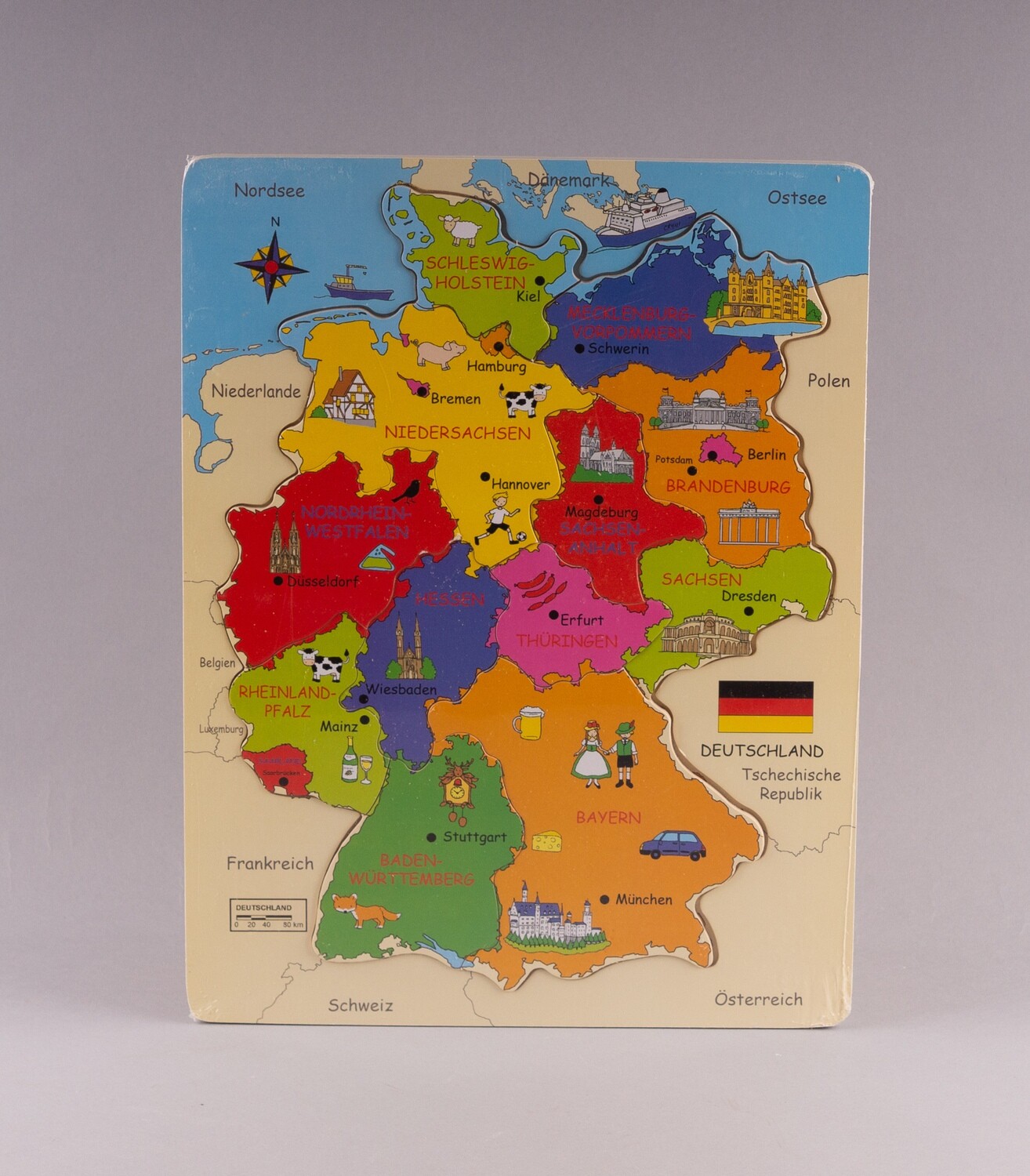 Deutschlandkarte Puzzle Kinder Deutschlandkarte Puzzle Zum Ausdrucken 