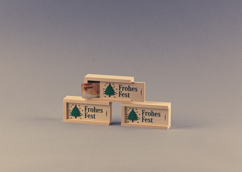 Gelddose &quot;Frohes Fest&quot;