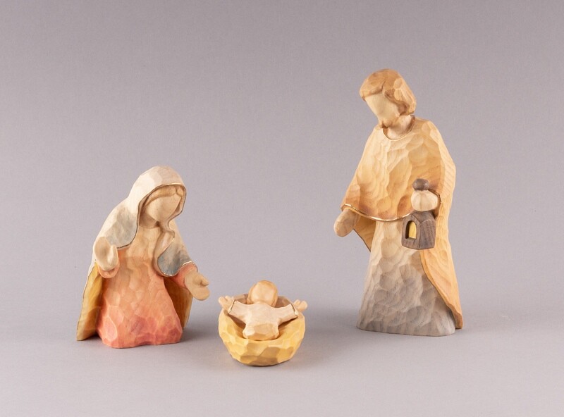 Krippenfiguren &quot;Anna&quot; bemalt