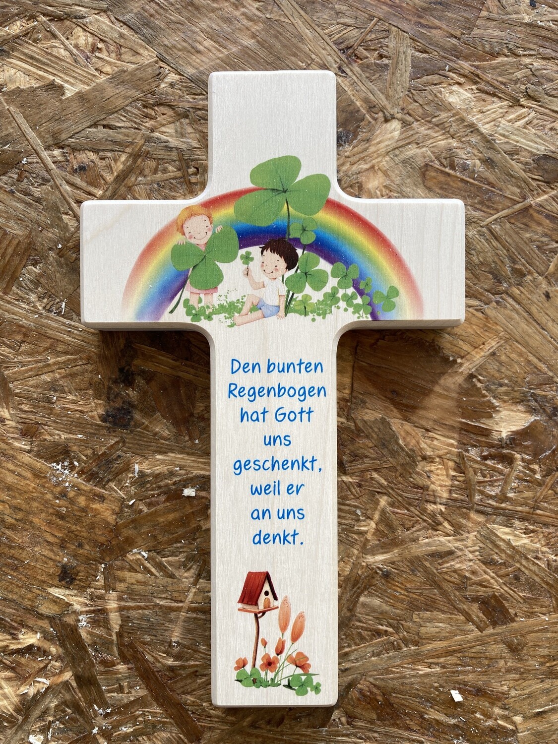 Kinderkreuz "Den bunten Regenbogen…"