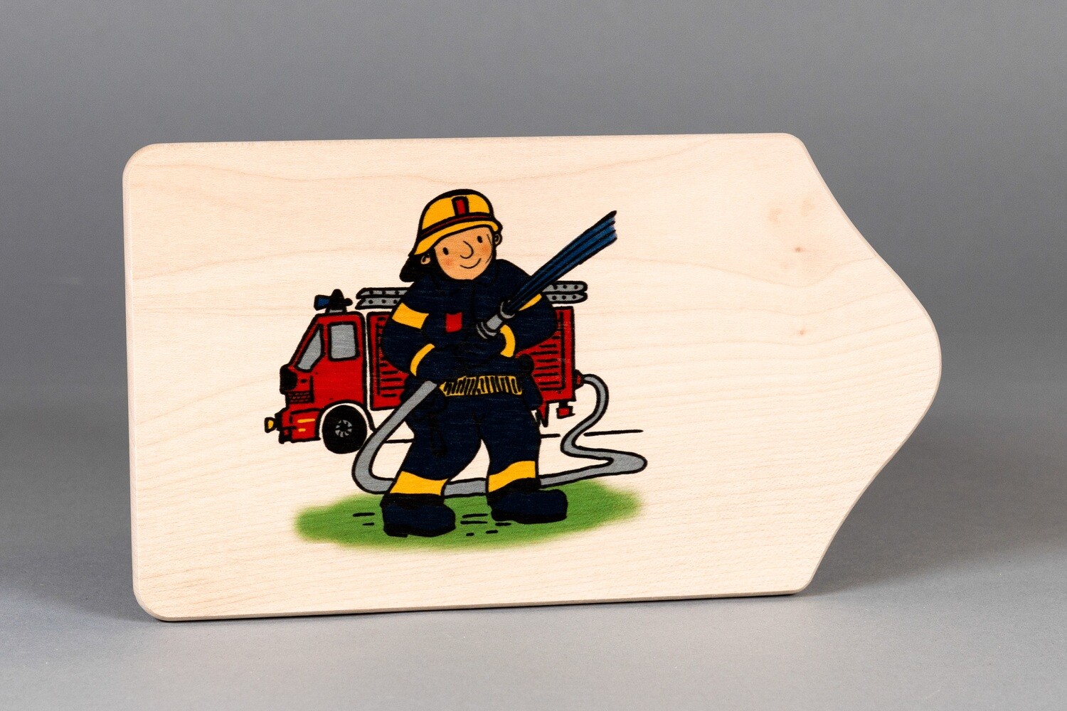 Brotzeitbrett "Feuerwehrmann"
klein, farbig