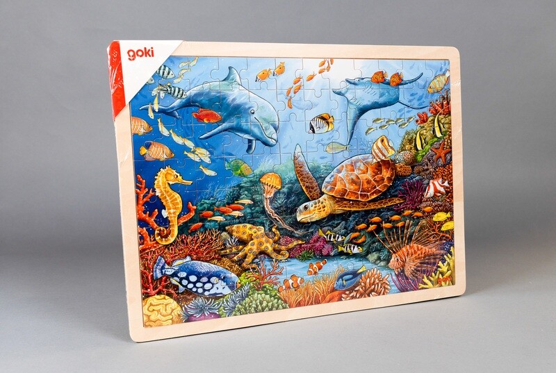GOKI Holz-Einlegepuzzle &quot;Great Barrier Reef&quot;
