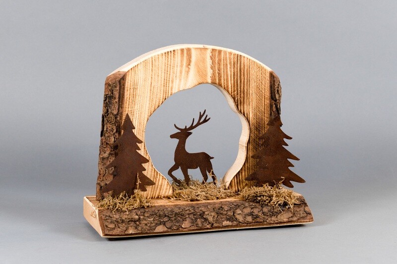 Waldbild „Hirsch“