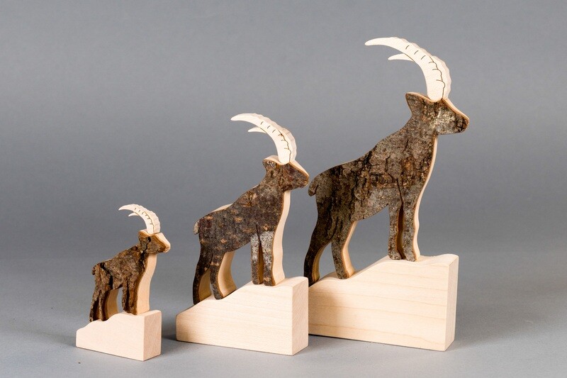 Rindentiere „Steinbock“ ab