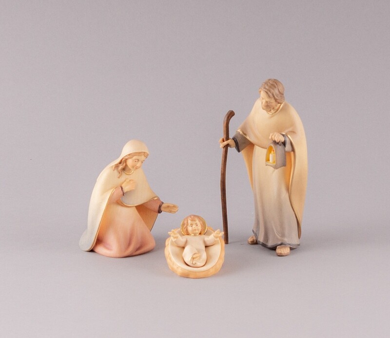 Krippenfiguren &quot;Insam Licht&quot; bemalt