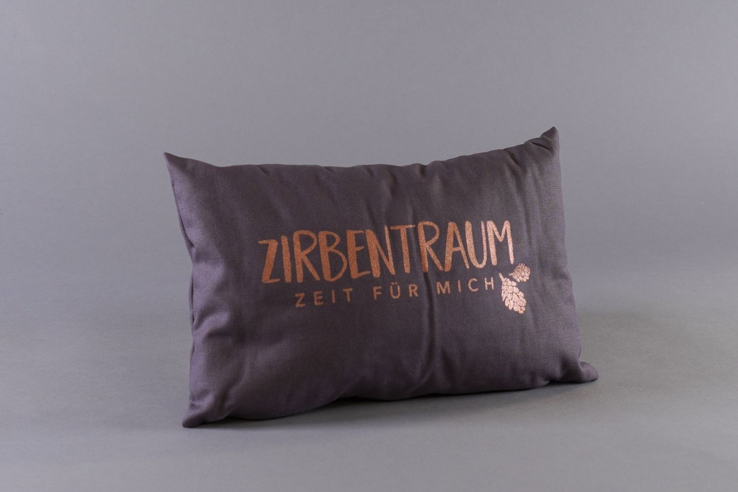 Zirbenkissen „Zirbentraum“, Farbe: Anthrazit
