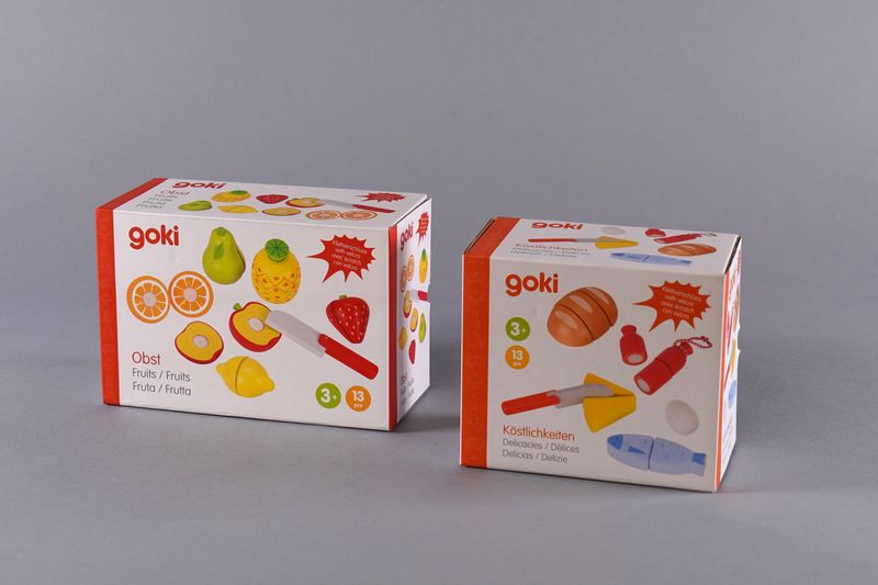 GOKI &quot;Lebensmittel mit Klettverschluss aus Holz&quot;