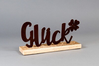 Schriftzug „Glück“ Schriftzug „Glück“