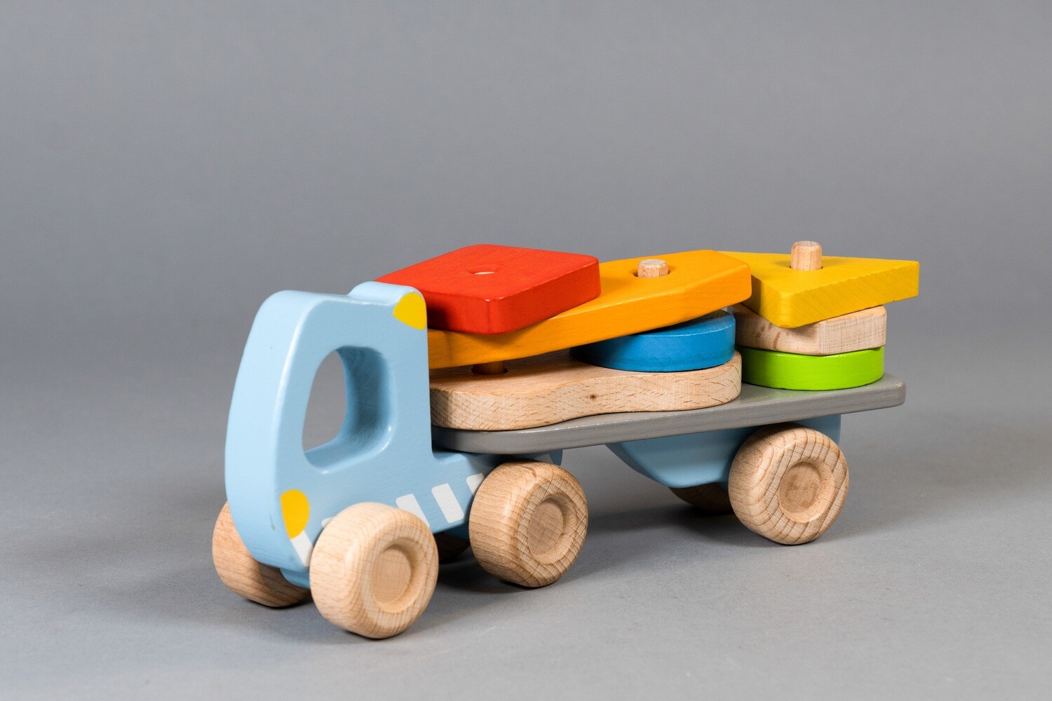GOKI Lastwagen mit Stapelfracht blau, klein