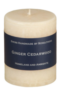 Schulthess Kerze Ginger Cedarwood CH