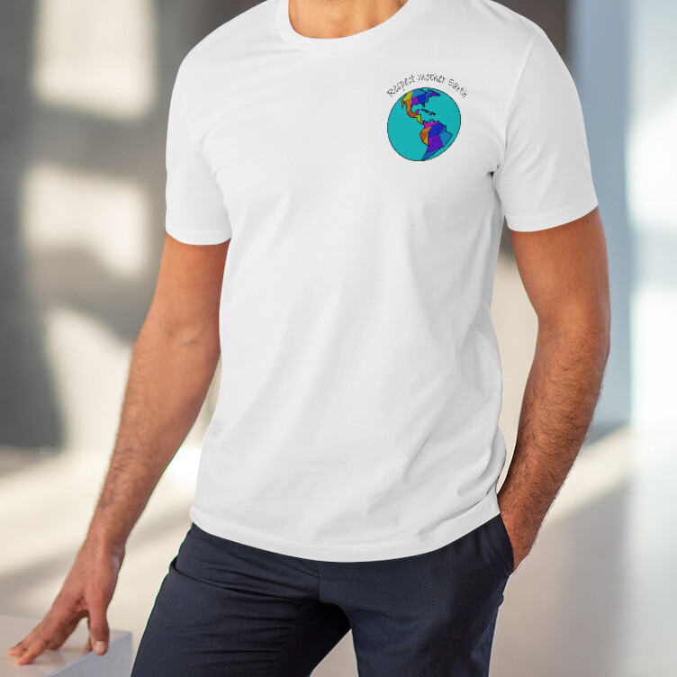 RESPECT MOTHER EARTH, ver. America - Organic Unisex T-shirt