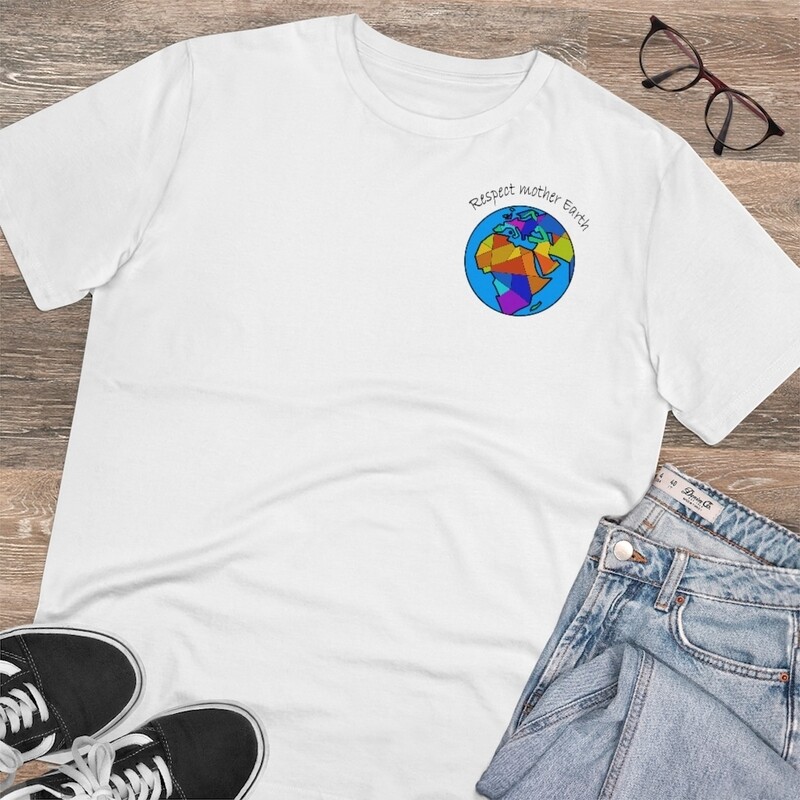 RESPECT MOTHER EARTH, ver. Europe - Organic Unisex T-shirt