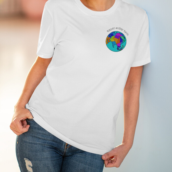 RESPECT MOTHER EARTH, ver. Asia - Organic Unisex T-shirt