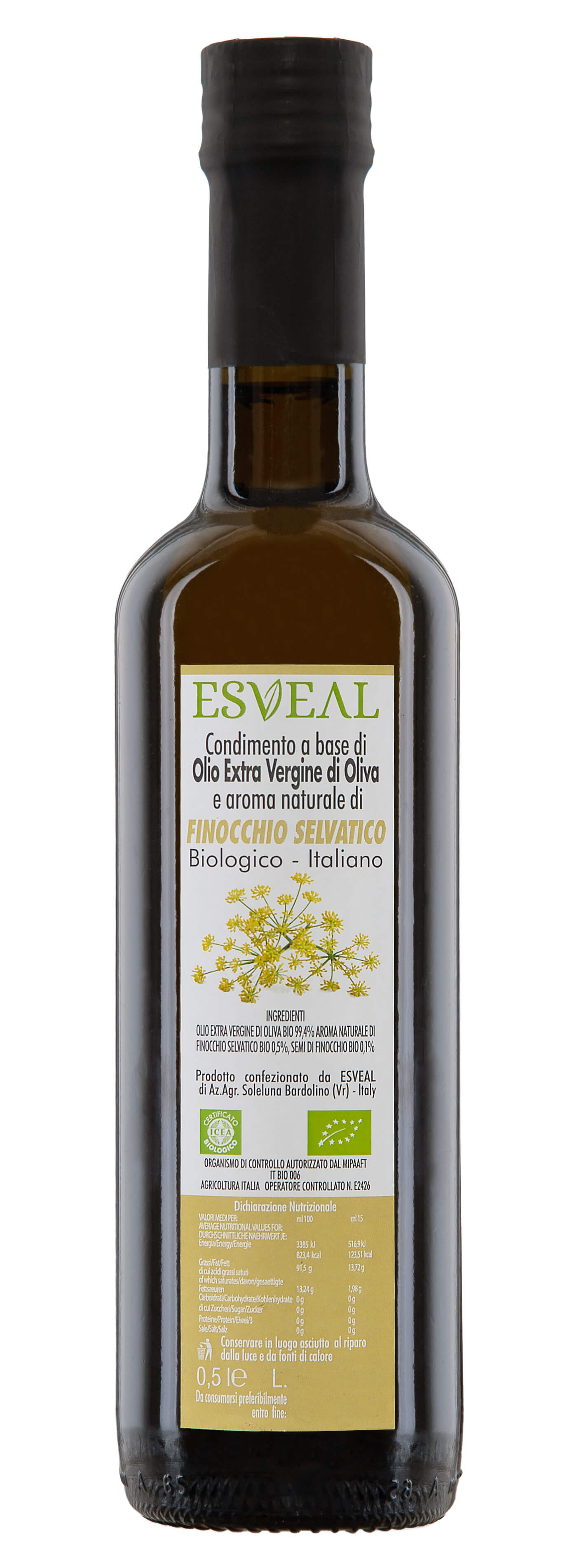 Bio Olivenöl mit Fenchel - Bardolino Olivenöl