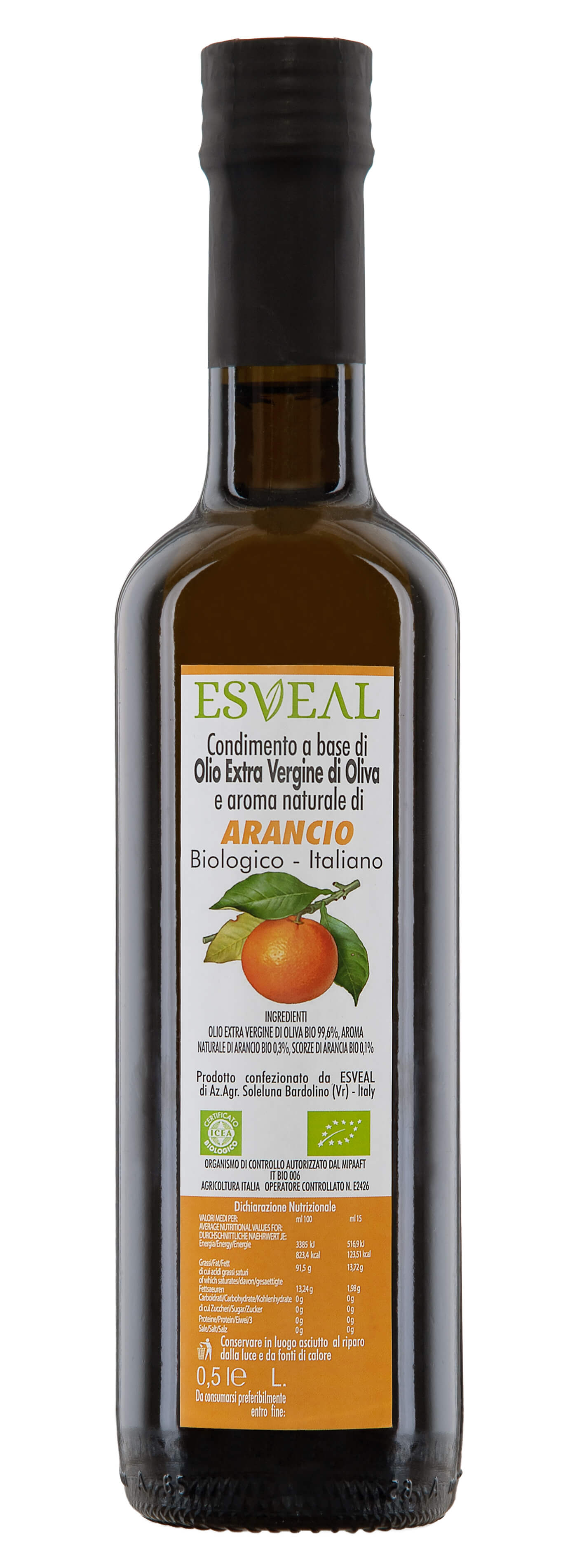 Bio Olivenöl mit Orange - Bardolino Olivenöl