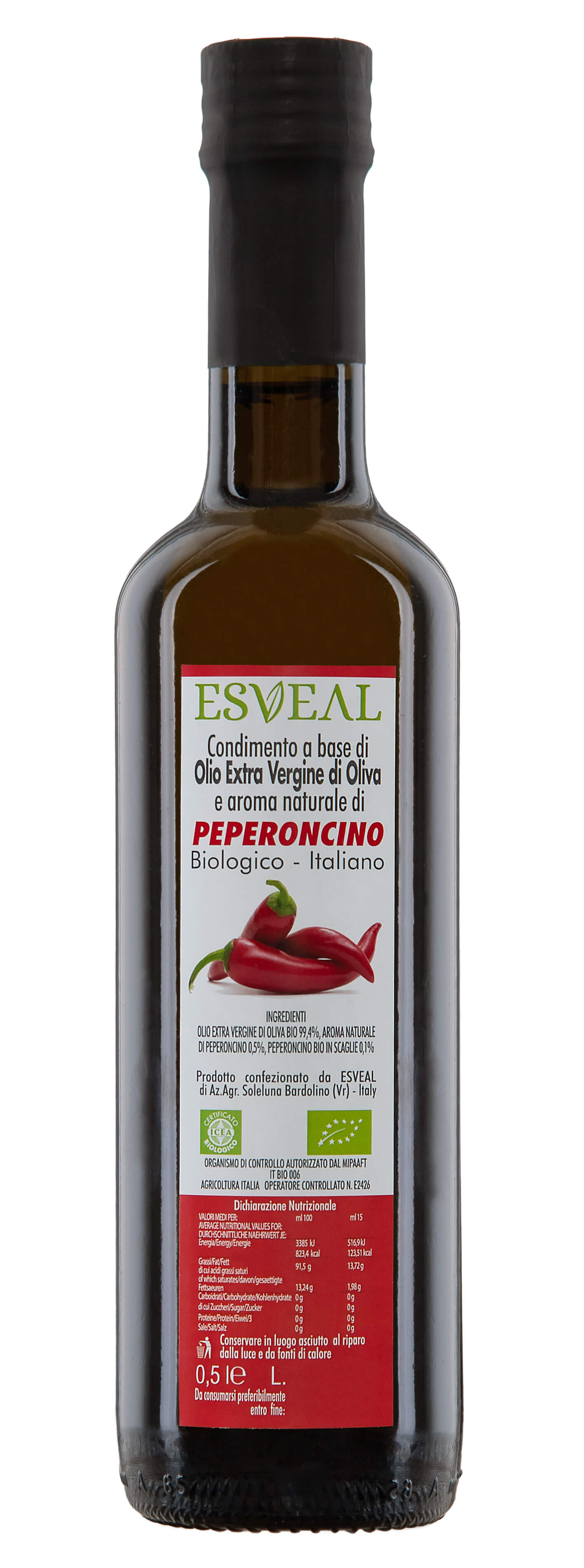Bio Olivenöl mit Chilis - Bardolino Olivenöl