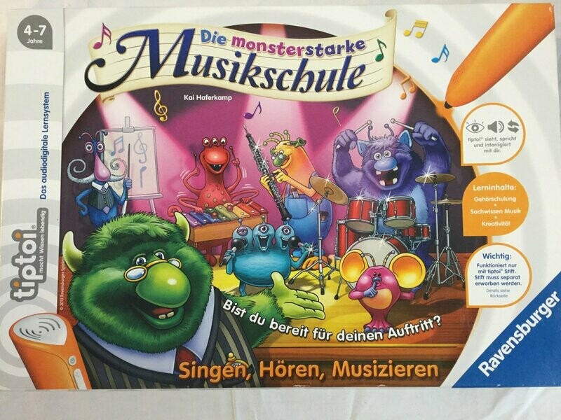 Tiptoi Die Monsterstarke Musikschule