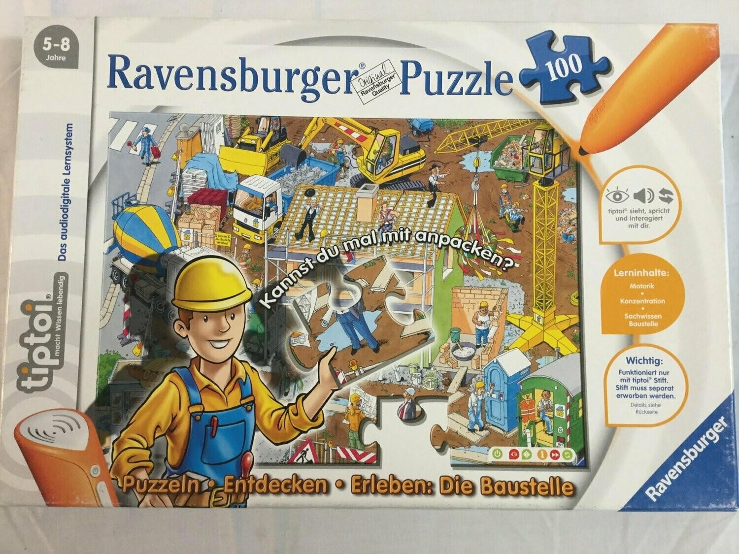 Tiptoi Puzzle Baustelle