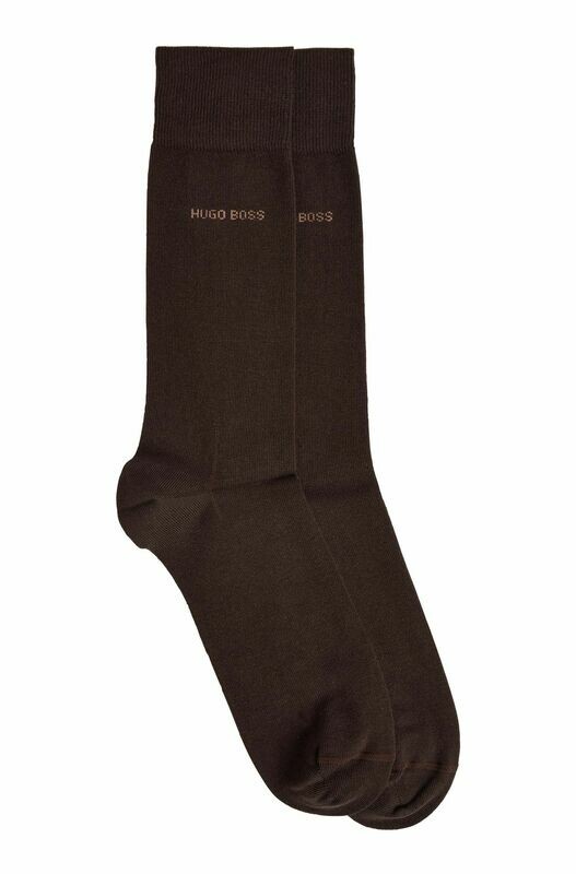 Hugo Boss - Sokken 2-pack uni donkerbruin