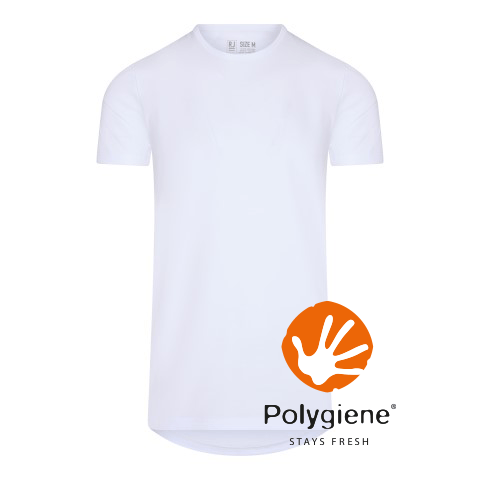 RJ Bodywear 2-pack ronde hals - Wit