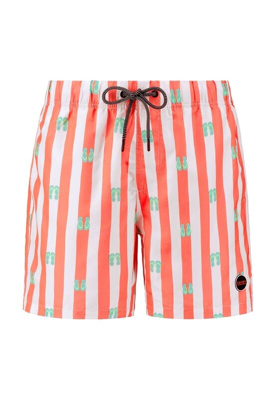 Shiwi zwembroek - Neon oranje met slippers Shiwi zwembroek - Neon oranje met slippers