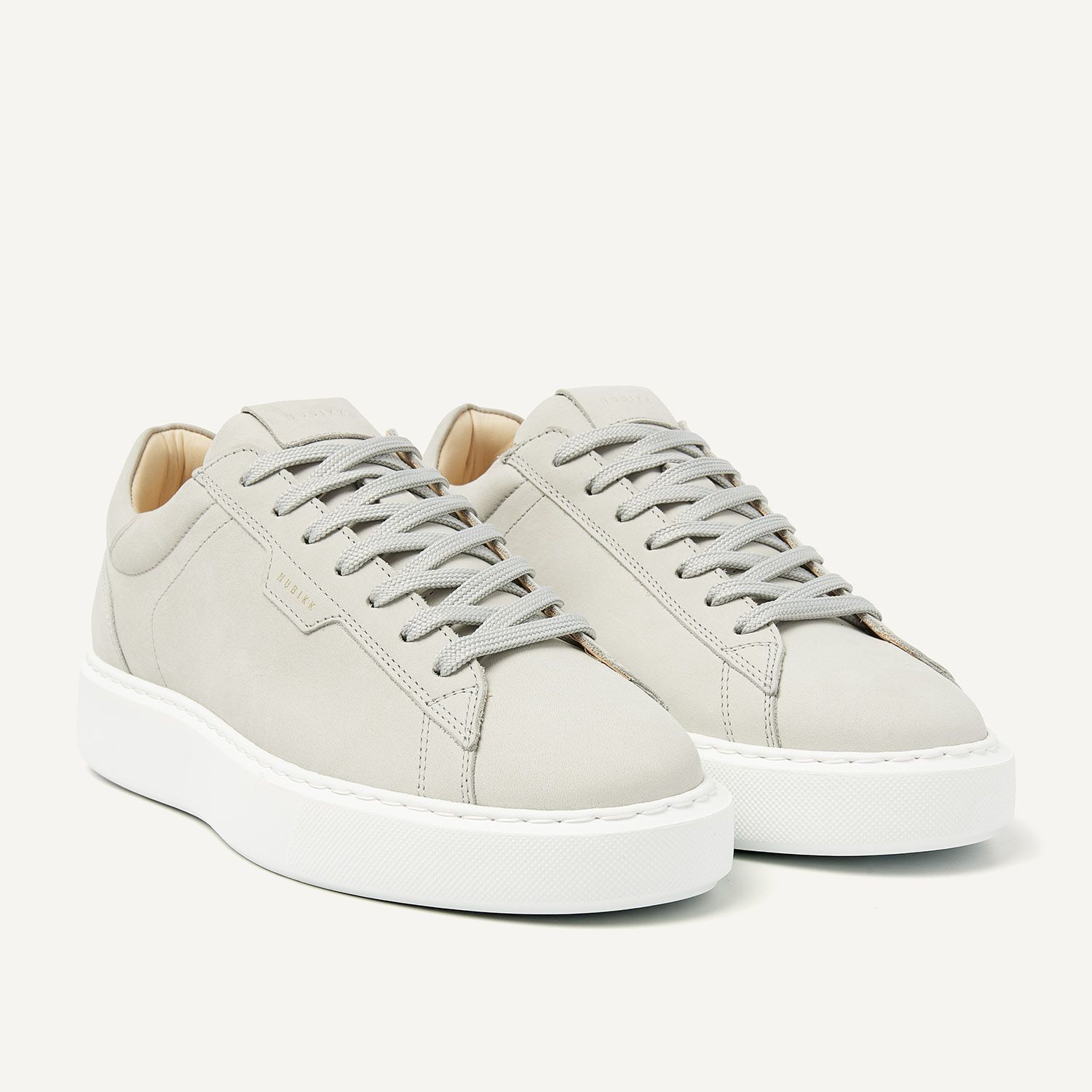 Nubikk sneakers - Lichtgrijs suede