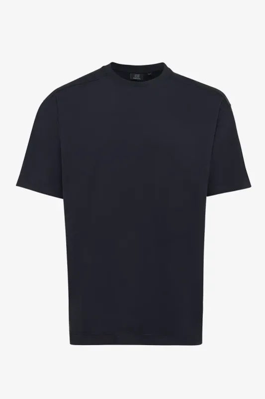 Genti relaxed fit t-shirt - Zwart