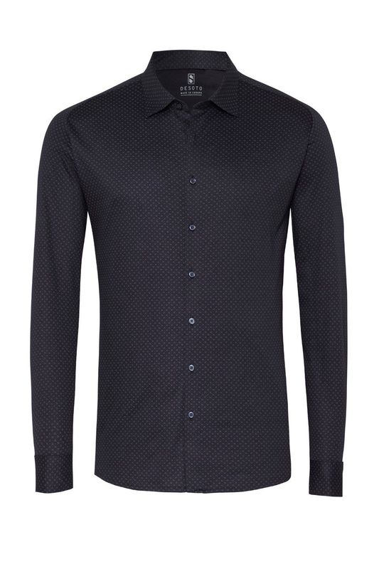 Desoto shirt - Navy blossoms