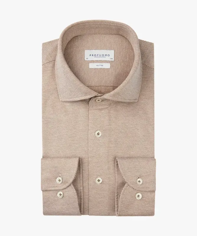 Profuomo overhemd - Camel