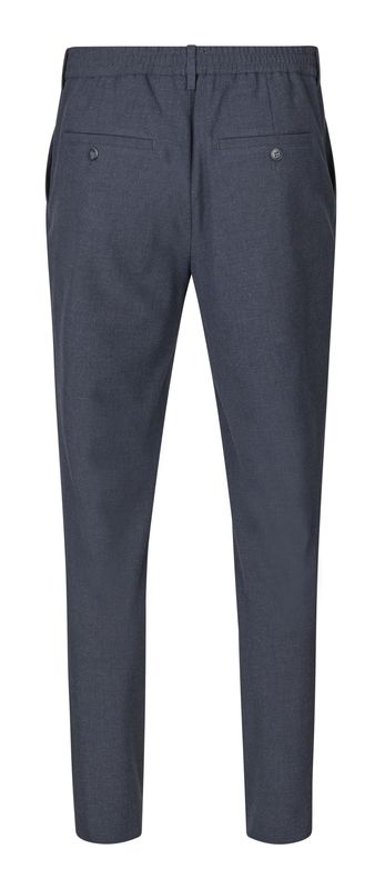 Plain chino - Blue grey melange
