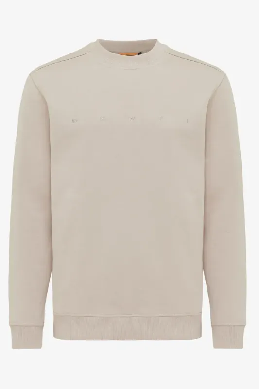 Genti logo sweater - Bruin