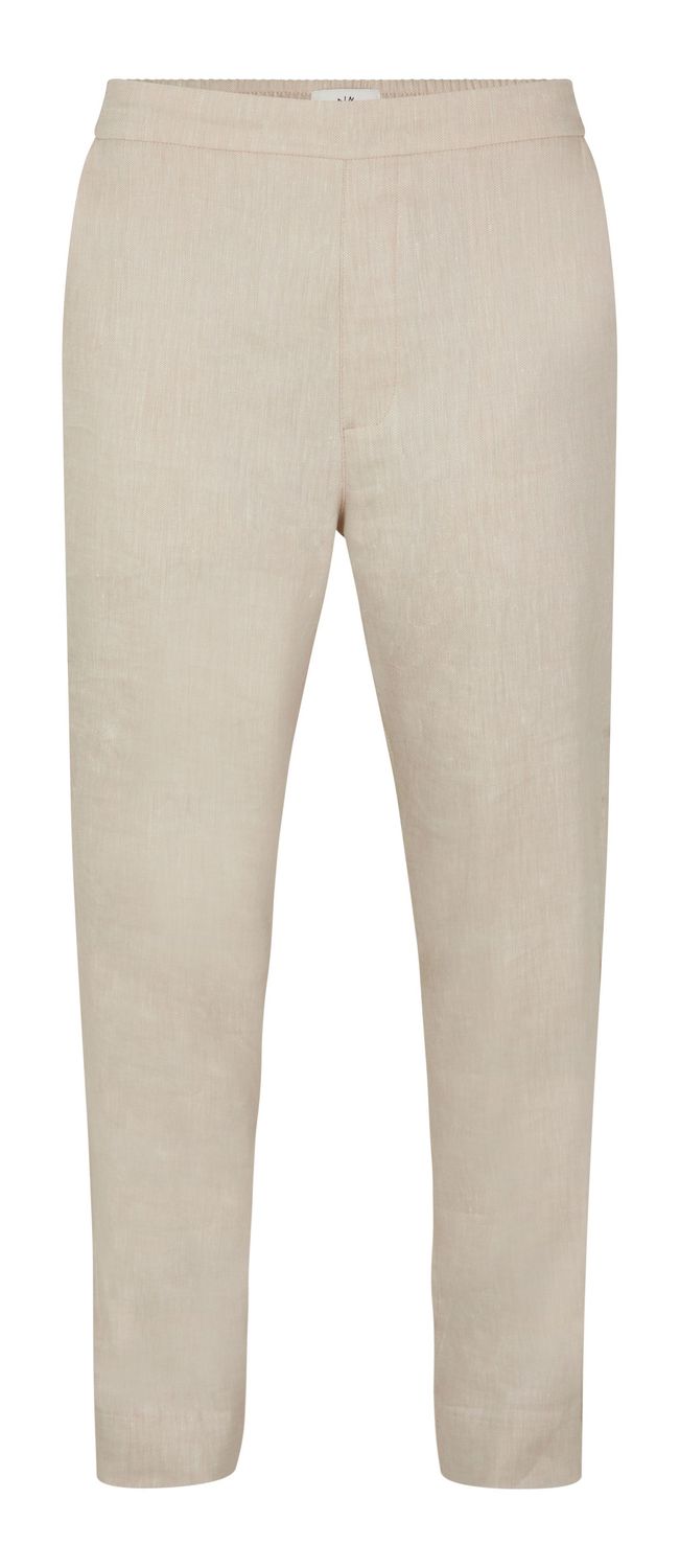 Plain linnen chino - Sand