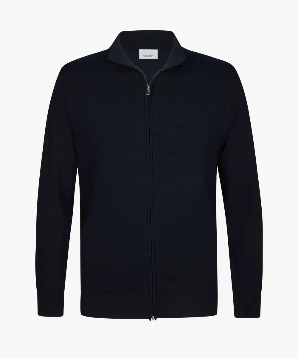 Profuomo knitted vest - Navy